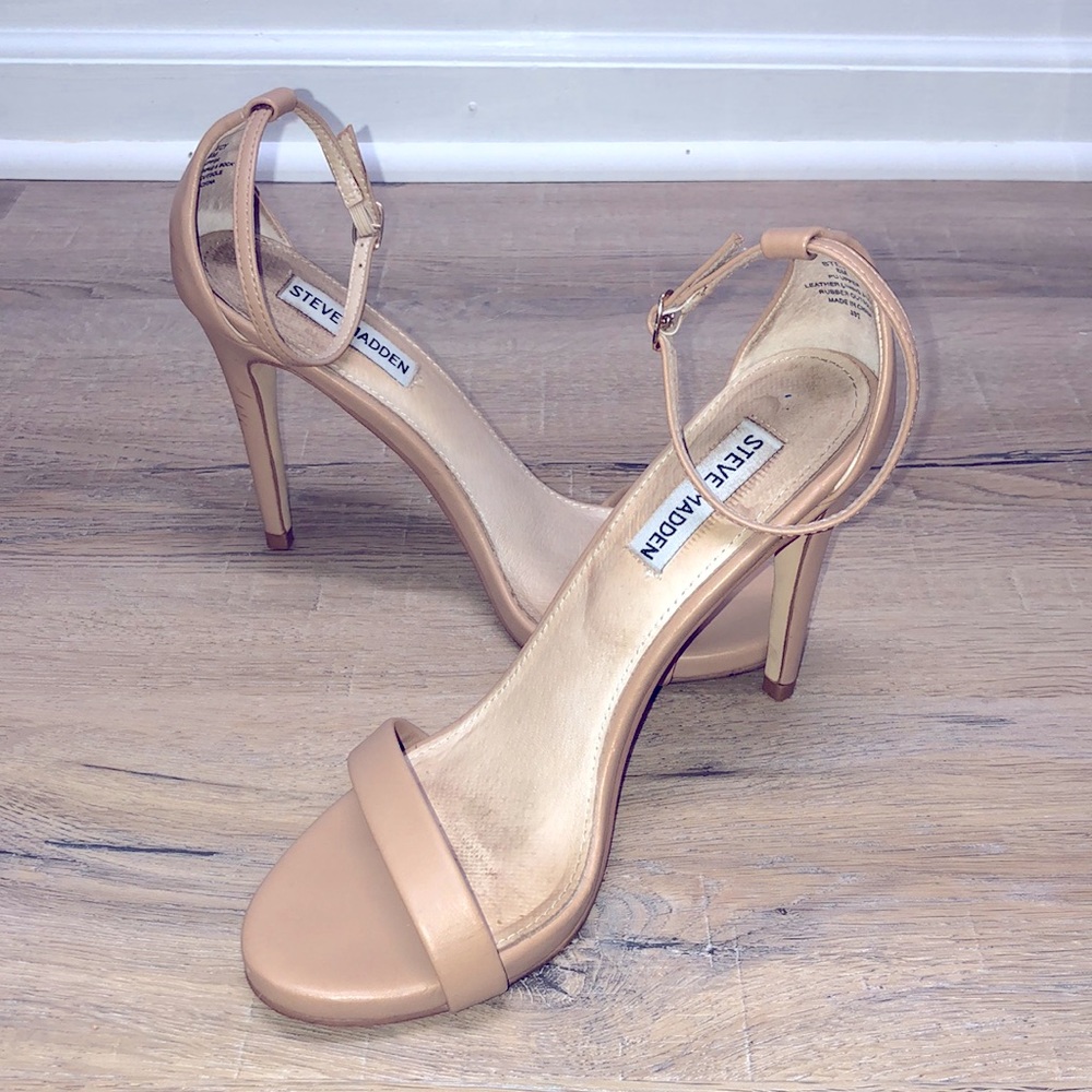 Minimalist Nude Heel - Steve Madden, Stecy 4”